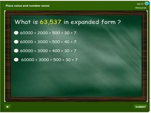 Place value and number sense